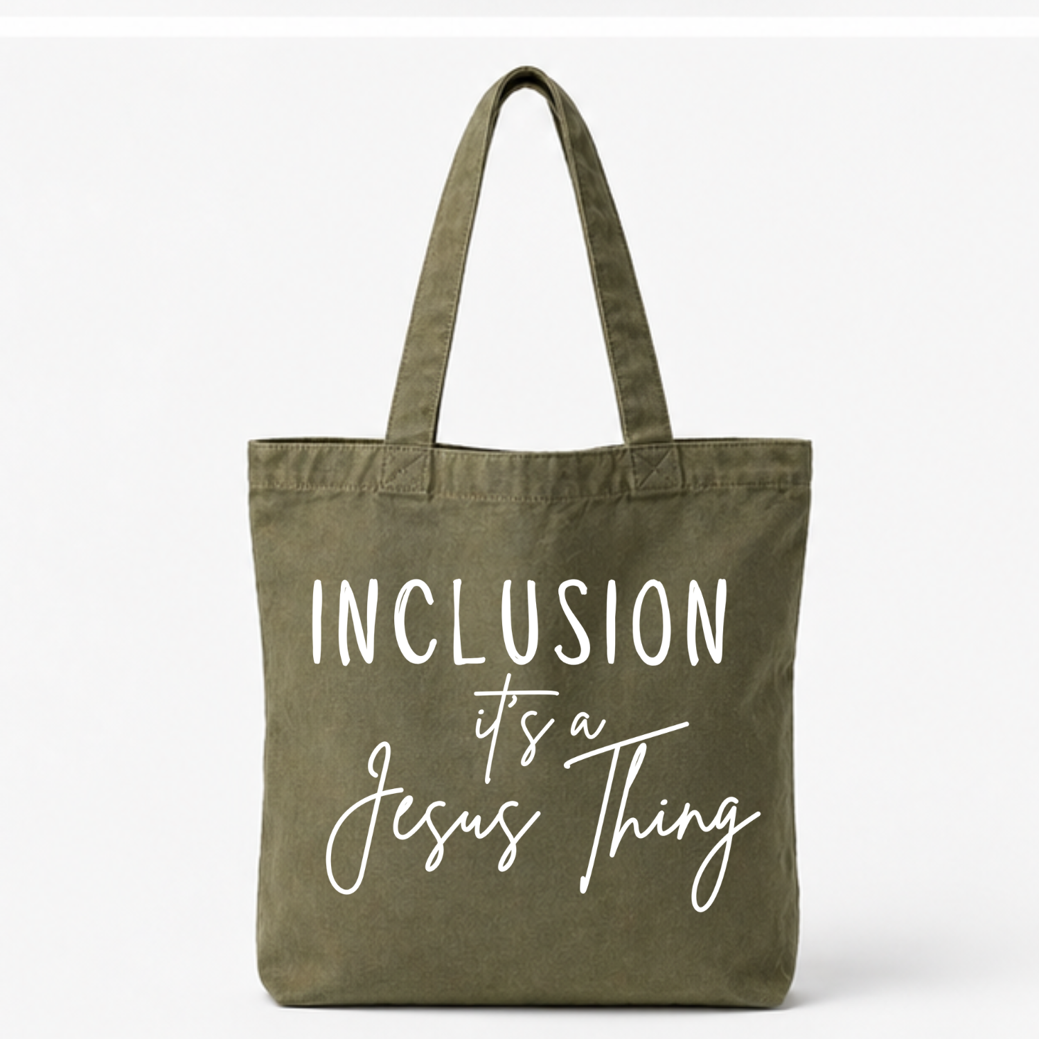 Inclusion It's a Jesus Thing Tote Bag