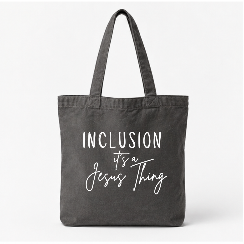 Inclusion It's a Jesus Thing Tote Bag